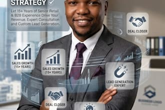 be your professional sales consultant and lead generation expert