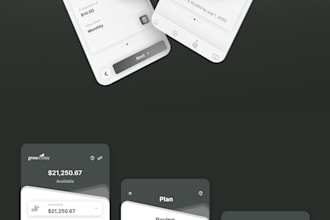 design fintech, loan, cash app ui ux with prototype in figma
