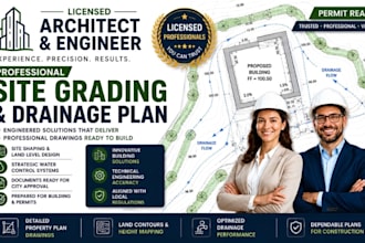 design precise site grading and contour mapping plans