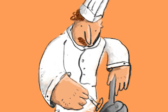 create a professional digital illustration in procreate