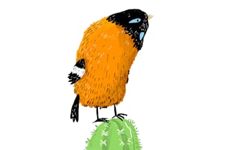 create a professional digital illustration in procreate
