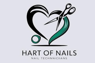 design thrilling super cosmetics nail technician logo