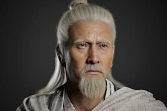 3d character modeling 3d metahuman character daz3d model cc4 character ue5 model