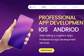 develop real estate, logistics and ride hailing app