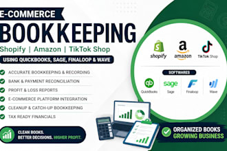 do ecommerce bookkeeping in quickbooks sage finaloop for shopify amazon tiktok