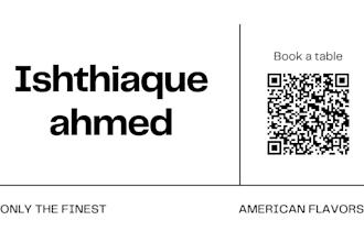 design qr code sticker card with call to action text