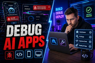 debug and fix broken rork or lovable ai web and mobile apps