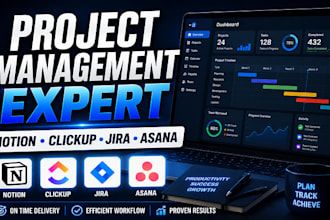 be your expert in notion, monday, clickup, asana, and jira project management