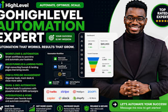 gohighlevel automation gohighlevel expert go highlevel sales funnel landing page