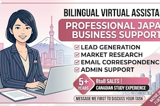 provide expert administrative and sales support in japan