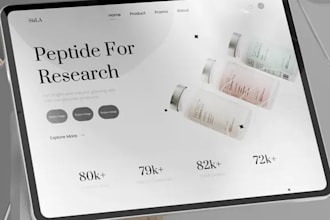 build fda compliant peptide website research peptide nutraceutical store