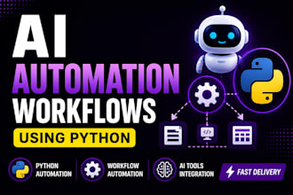 ai automation workflows using python