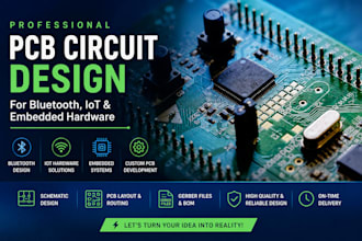 custom bluetooth pcb design, iot circuit development and hardware prototype