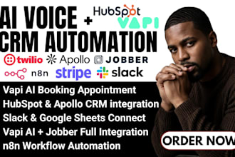 integrate vapi ai jobber hubspot apollo io stripe twilio slack google sheets