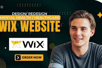 luxury wix studio website for healthcare, psychiatry and wellness practices