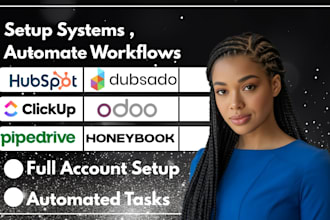 setup automate pipedrive hubspot espo odoo crm honeybook clickup dubsado trello