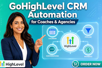 setup gohighlevel crm, ghl automation, ghl booking system for coach and agencies