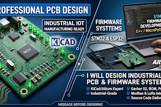 design esp32 stm32 esp8266 pcb schematic firmware in kicad altium arduino