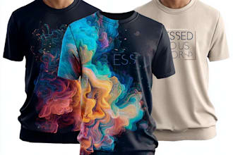 create custom vintage tshirt illustration
