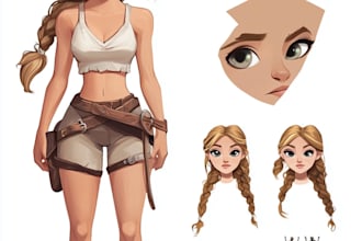 design 2d game character