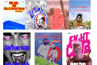 design a modern eye catching poster