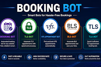 booking bot,tls bot,vfs appointment bot,bls bot,vfs appointment bot,tls