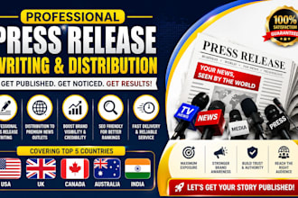 do press release distribution and press release writing