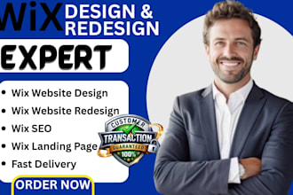 create wix website design,redesign wix website
