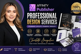 be professional affinity publisher expert for books, magazines and layout design