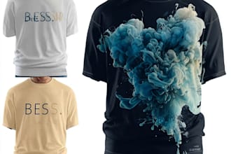 create custom streetwear tshirt illustration