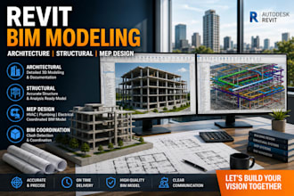 do revit bim modeling for architecture and mep design