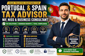 be your portugal and spain tax advisor for nif, niss business consultant