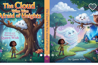 draw children storybook illustration for amazon KDP, book publishing, book cover