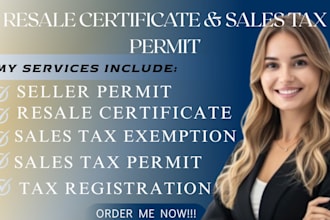 provide sales tax filing, sales tax permit, and resale certificate services