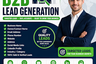 find business owner contact info and social media leads