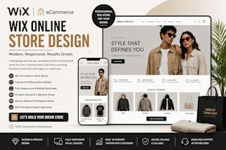 wix ecommerce website, wix online store design, wix ecommerce store setup