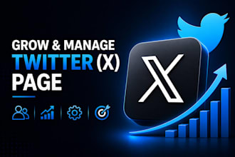 manage twitter x account to get organic followers reach 10m x monetization fast