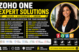 setup zoho CRM zoho one and automate workflows