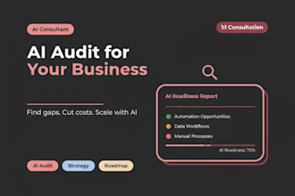 provide an ai audit for your business to save time and cost