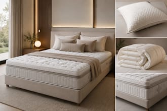 create photorealistic 3d mattress, pillow and bedding renderings