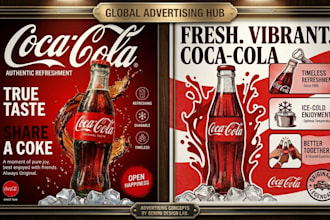 create creative product advertising ads