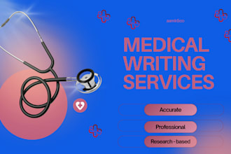 write professional medical and healthcare content with clinical accuracy