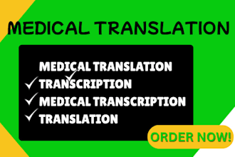 deliver high quality medical translation services