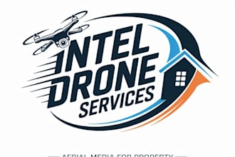 design unique excellent drone logo