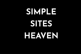 code a simple website