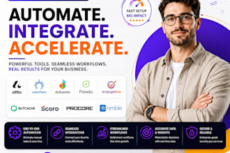 automate attio salesflare dubsado flowlu engagebay nutcache scoro procore nimble
