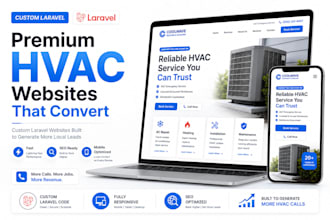build a high converting hvac website and home service website