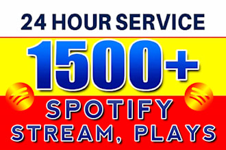 do fast delivered spotify real stream and plays