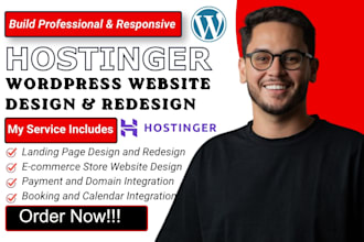 hostinger website design hostinger wordpress website redesign hostinger website