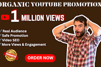 shoutout youtube channel video SEO promotion to over 1 million people for views